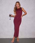 Loves Silhouette Embellished Maxi Dress