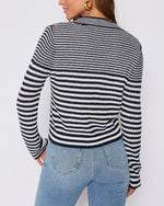 Cape Cod Striped Cardigan