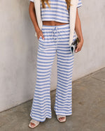 Keyah Striped Drawstring Pants
