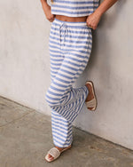 Keyah Striped Drawstring Pants