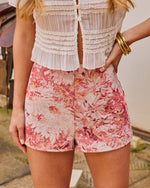 Wild Petal Floral Tapestry Shorts