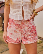 Wild Petal Floral Tapestry Shorts