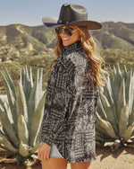 Zelda Paisley Button Down Top