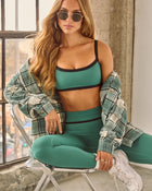 Blushed Timber Plaid Shirt Jacket