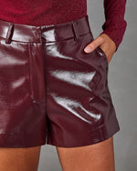 Signed Love Vegan Leather Mini Skort