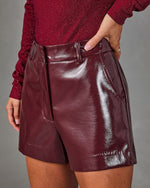 Signed Love Vegan Leather Mini Skort