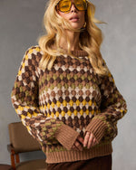 Sierana Knit Abstract Sweater