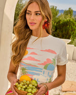 Orange % Florena Resin Flower Earrings-2