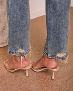 Timeless Studio Super Stretch Mid Rise Straight Leg Jeans