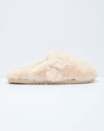 Natural % Snowfall Secrets Faux Fur Mules-4