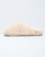 Natural % Snowfall Secrets Faux Fur Mules-5