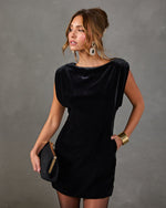 Midnight Society Velvet Mini Dress
