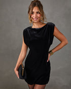 Midnight Society Velvet Mini Dress