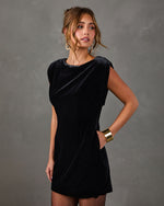 Midnight Society Velvet Mini Dress