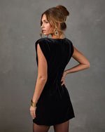 Midnight Society Velvet Mini Dress
