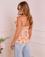 Blooming Daydream Ruffle Floral Top