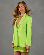 Shari Singular Front Button Blazer