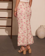 Wildflower Mood Floral Lace Maxi Skirt