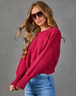 Elouise Cropped Crewneck Sweater