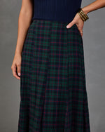 Darcey Plaid Maxi Skirt