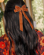Shelly Velvet Bow Hair Clip