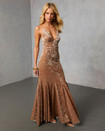 Sloanna Velvet Maxi Dress