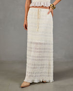 Festival Darling Ruffle Chiffon Maxi Skirt