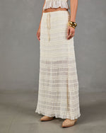 Festival Darling Ruffle Chiffon Maxi Skirt