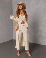 Prairie Bloom Floral Barrel Leg Pants