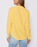 Yellow % Summer Chill Cotton Button Down Top-4