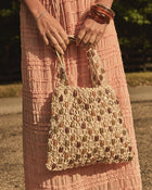 Ninna Beaded Crochet Tote Bag