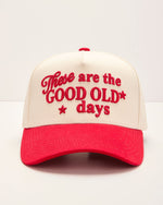 Good Old Days Embroidered Trucker Hat