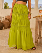 Summer Abroad Tiered Maxi Skirt