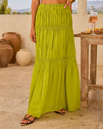 Summer Abroad Tiered Maxi Skirt