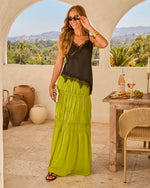 Summer Abroad Tiered Maxi Skirt