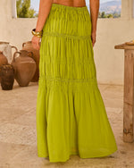 Summer Abroad Tiered Maxi Skirt