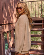 Plush Whim Ribbed Knit Sweater