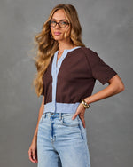 Harvest Weekend Color Block Cardigan