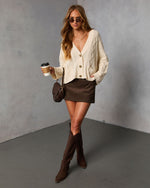 Ardina Cable Knit Cardigan