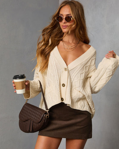 Ardina Cable Knit Cardigan – VICI