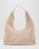 Zarae Woven Vegan Leather Tote Bag