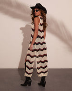 Azariah Knit Striped Longline Duster Cardigan