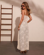 Quiet Dawn Lace Maxi Top