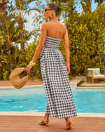 Forever Summer Gingham Maxi Dress