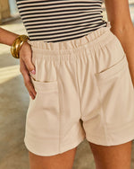 Smooth Authority Vegan Leather Cargo Shorts