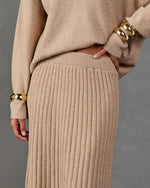 Toasty Aura Ribbed Knit Maxi Skirt