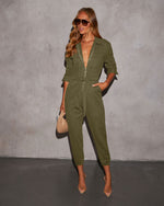 Rinko Tie Waist Jumpsuit