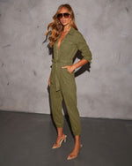 Rinko Tie Waist Jumpsuit