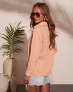 Summer Afterglow Button Down Top