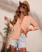 Summer Afterglow Button Down Top